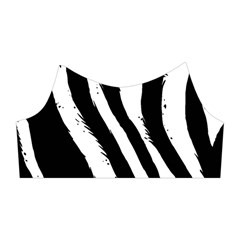 Zebra Shoulder Cutout Velvet One Piece from ArtsNow.com Left Sleeve