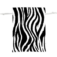 Zebra  Lightweight Drawstring Pouch (XL) from ArtsNow.com Back