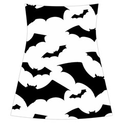 Deathrock Bats Ruffle Detail Chiffon Dress from ArtsNow.com Back