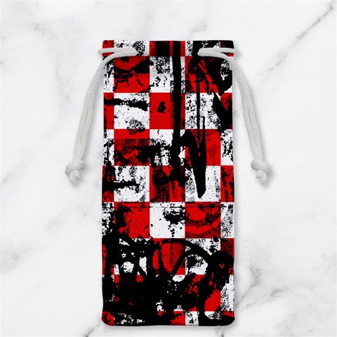 Emo Checker Graffiti Jewelry Bag from ArtsNow.com Front