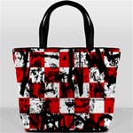 Emo Checker Graffiti Bucket Bag