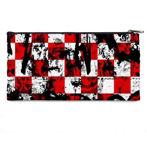 Emo Checker Graffiti Pencil Case from ArtsNow.com Back