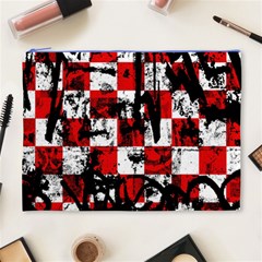 Emo Checker Graffiti Cosmetic Bag (XL) from ArtsNow.com Front