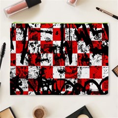 Emo Checker Graffiti Cosmetic Bag (XL) from ArtsNow.com Front