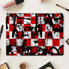 Emo Checker Graffiti Cosmetic Bag (XL) from ArtsNow.com Back