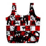 Emo Checker Graffiti Full Print Recycle Bag (L)