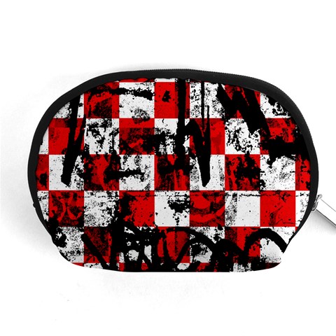 Emo Checker Graffiti Accessory Pouch (Medium) from ArtsNow.com Front