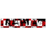 Emo Checker Graffiti Small Flano Scarf