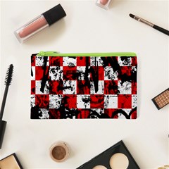 Emo Checker Graffiti Cosmetic Bag (XS) from ArtsNow.com Front