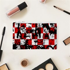 Emo Checker Graffiti Cosmetic Bag (XS) from ArtsNow.com Front