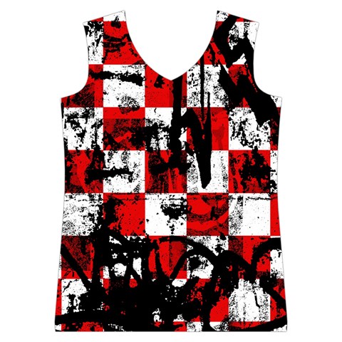 Emo Checker Graffiti Women s Basketball Tank Top from ArtsNow.com Front