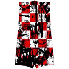 Emo Checker Graffiti Boyleg Halter Swimsuit  from ArtsNow.com Front Body