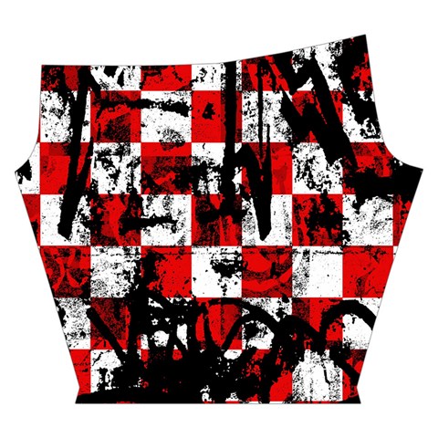 Emo Checker Graffiti Yoga Cropped Leggings from ArtsNow.com Left