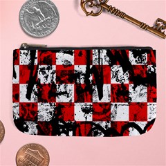 Emo Checker Graffiti Large Coin Purse from ArtsNow.com Front