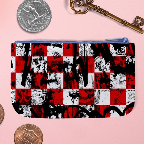 Emo Checker Graffiti Large Coin Purse from ArtsNow.com Back