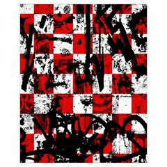 Emo Checker Graffiti Drawstring Pouch (XL) from ArtsNow.com Back