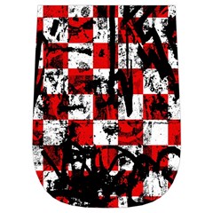 Emo Checker Graffiti Wristlet Pouch Bag (Small) from ArtsNow.com Left Side