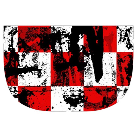 Emo Checker Graffiti Make Up Case (Large) from ArtsNow.com Side Left