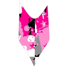 Pink Star Splatter Women s Long Sleeve Raglan Tee from ArtsNow.com Side Right