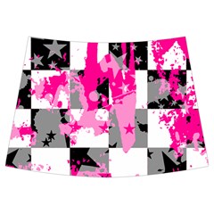 Pink Star Splatter Kids  Midi Sailor Dress from ArtsNow.com Front Skirt