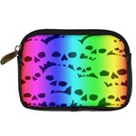 Rainbow Skull Collection Digital Camera Leather Case