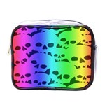 Rainbow Skull Collection Mini Toiletries Bag (One Side)