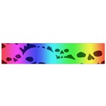 Rainbow Skull Collection Small Flano Scarf