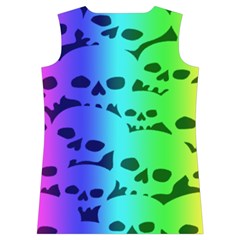 Rainbow Skull Collection Women s Basketball Tank Top from ArtsNow.com Back