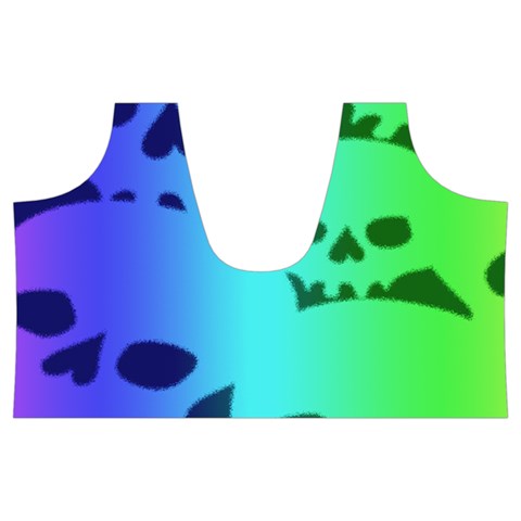 Rainbow Skull Collection Skater Dress Swimsuit from ArtsNow.com Top Back