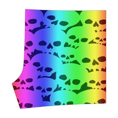 Rainbow Skull Collection Boyleg Bikini Wrap Bottoms from ArtsNow.com Front Left