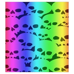 Rainbow Skull Collection Drawstring Pouch (2XL) from ArtsNow.com Front