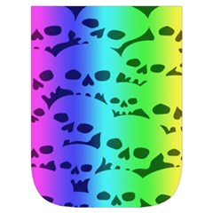 Rainbow Skull Collection Waist Pouch (Large) from ArtsNow.com Front Pocket