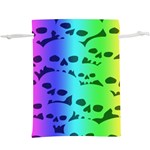 Rainbow Skull Collection  Lightweight Drawstring Pouch (XL)