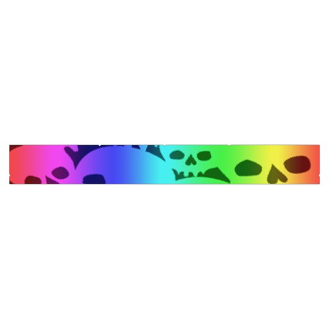 Rainbow Skull Collection Make Up Case (Small) from ArtsNow.com Zipper Tape Front