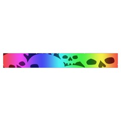Rainbow Skull Collection Make Up Case (Small) from ArtsNow.com Zipper Tape Front