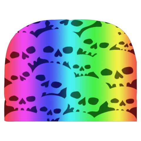 Rainbow Skull Collection Make Up Case (Medium) from ArtsNow.com Front