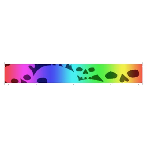 Rainbow Skull Collection Make Up Case (Medium) from ArtsNow.com Zipper Front