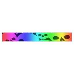 Rainbow Skull Collection Make Up Case (Large) from ArtsNow.com Zipper Back