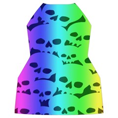 Rainbow Skull Collection Women s Long Sleeve Raglan Tee from ArtsNow.com Back