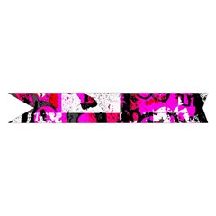 Pink Checker Graffiti  Midi Wrap Pencil Skirt from ArtsNow.com Hem
