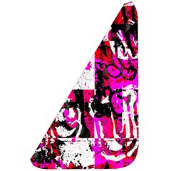 Pink Checker Graffiti  Belt Pouch Bag (Small) from ArtsNow.com Front Left
