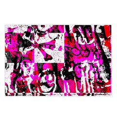 Pink Checker Graffiti  Belt Pouch Bag (Small) from ArtsNow.com Loop