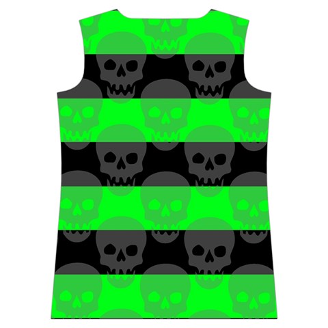 Deathrock Skull Women s Basketball Tank Top from ArtsNow.com Back