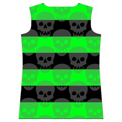 Deathrock Skull Women s Basketball Tank Top from ArtsNow.com Back