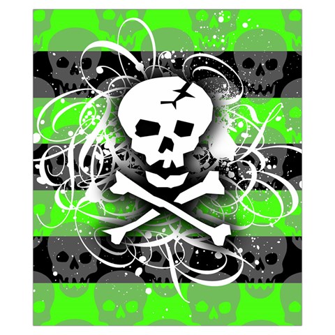 Deathrock Skull Drawstring Pouch (XS) from ArtsNow.com Front