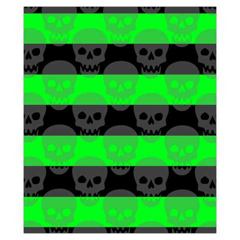 Deathrock Skull Drawstring Pouch (XS) from ArtsNow.com Back