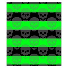 Deathrock Skull Drawstring Pouch (XS) from ArtsNow.com Back