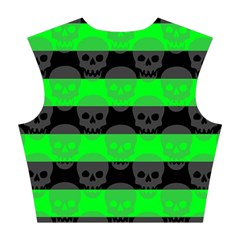 Deathrock Skull Cotton Crop Top from ArtsNow.com Back