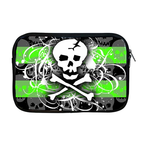 Deathrock Skull Apple MacBook Pro 17  Zipper Case from ArtsNow.com Front