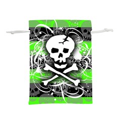 Deathrock Skull Lightweight Drawstring Pouch (S) from ArtsNow.com Front